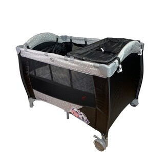 Foto 3 | Cuna De Viaje K500 Star Negra Tk Dos Niveles