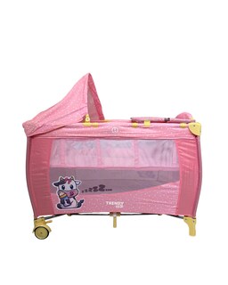 Foto 2 | Cuna De Viaje K500 Vaquita Rosa Tk Dos Niveles