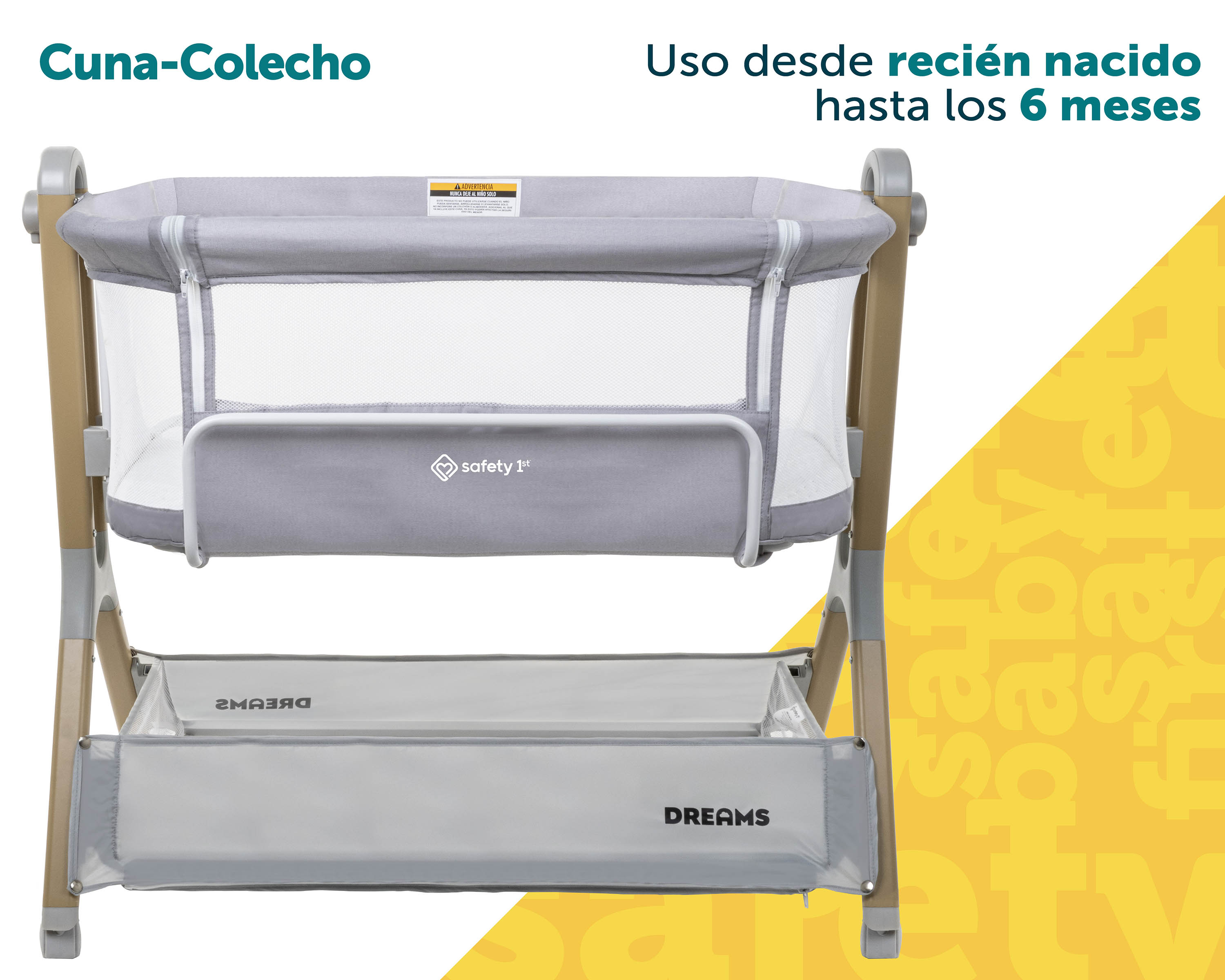 Foto 3 pulgar | Safety 1st Colecho Cuna Dreams