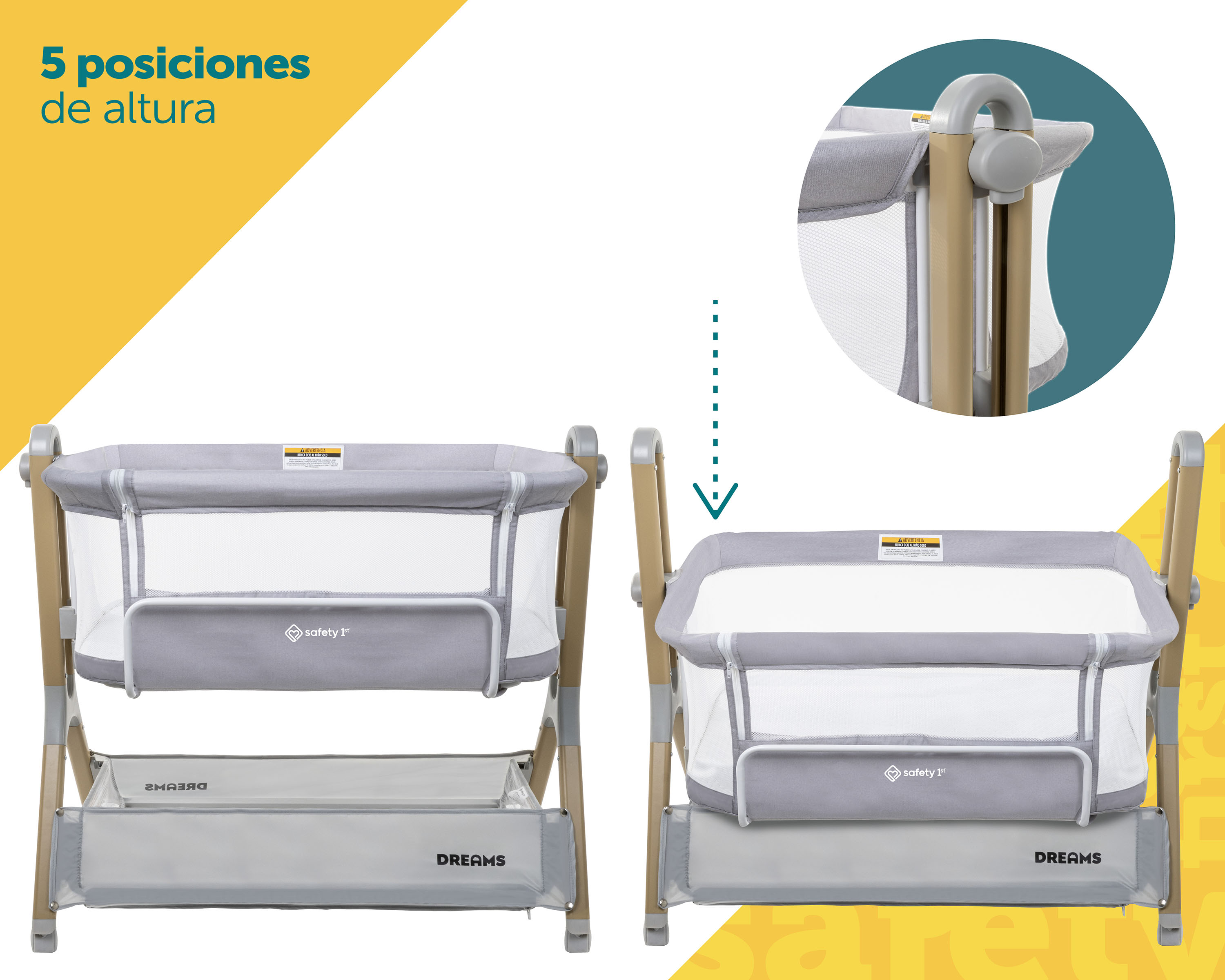 Foto 4 | Safety 1st Colecho Cuna Dreams
