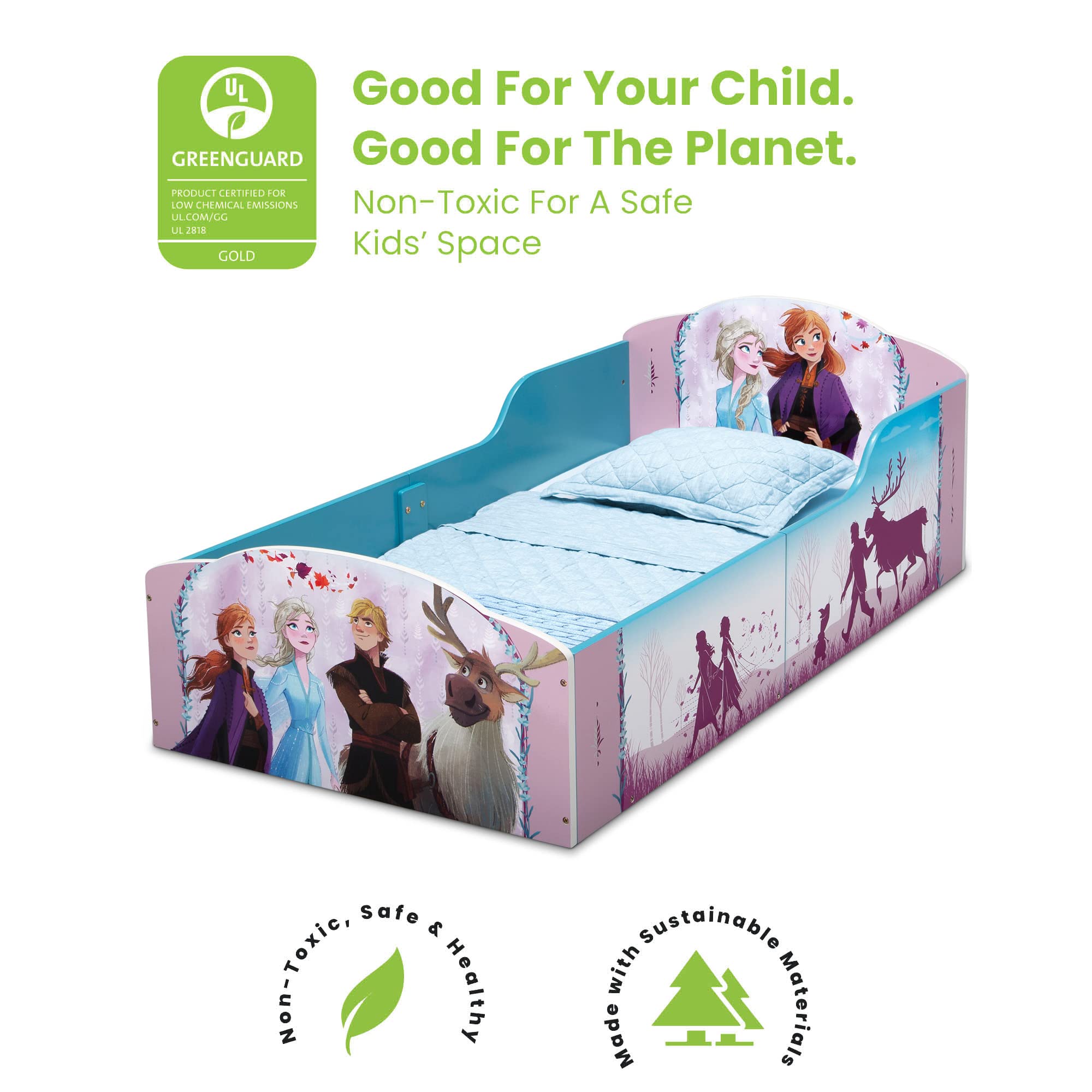 Foto 4 pulgar | Cama Infantil Delta Children Disney Frozen Ii Wood - Venta Internacional.
