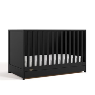 Foto 5 | Cuna Convertible Graco Theo 3 En 1 Con Cajón De Almacenamiento, Color Negro - Venta Internacional.