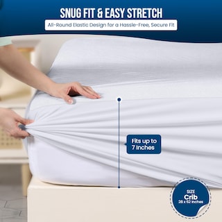 Foto 3 | Protector De Colchón Impermeable Utopia Bedding, Tamaño Cuna - Venta Internacional.