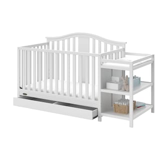 Foto 1 | Cuna Graco Solano Convertible 4 En 1 Con Cambiador Y Cajón, Color Blanco - Venta Internacional.
