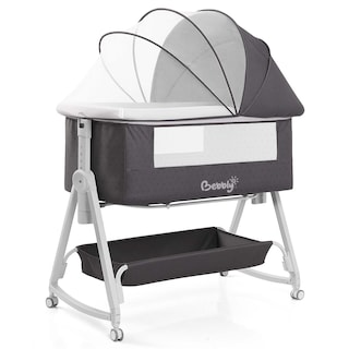 Foto 1 | Magma Life Cuna Colecho 3 En 1 Para Bebé, Cama Multifuncional Con Mosquitero, Altura Ajustable, Convertible A Mecedora
