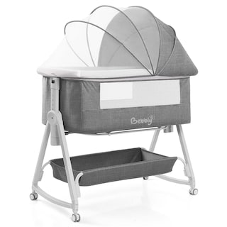 Foto 1 | Magma Life Cuna Colecho 3 En 1 Para Bebé, Cama Multifuncional Con Mosquitero, Altura Ajustable, Convertible A Mecedora