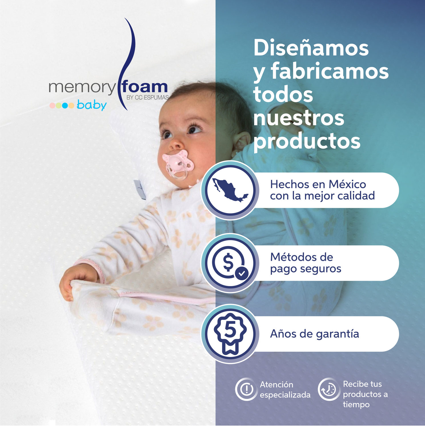 Foto 9 pulgar | Colchón Memory Foam Cuna De Viaje 100*50 Blanco