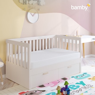 Foto 4 | Colchón Cuna Bebé Impermeable Memory 140x80x15 Large Bamby