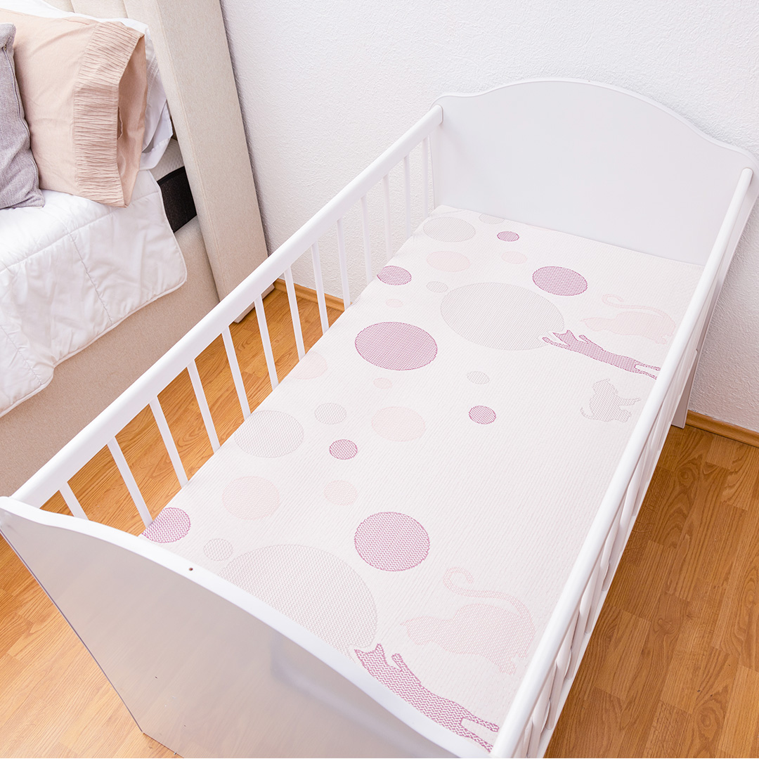 Foto 4 pulgar | Colchón para Cuna Babies And Kiddies Baby Matress 60 X 120 Rosa