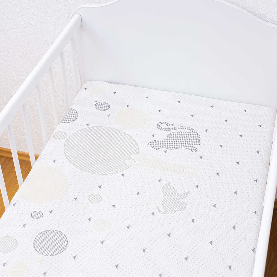 Foto 5 pulgar | Colchón para Cuna Babies And Kiddies Baby Matress 60 X 120 Gris
