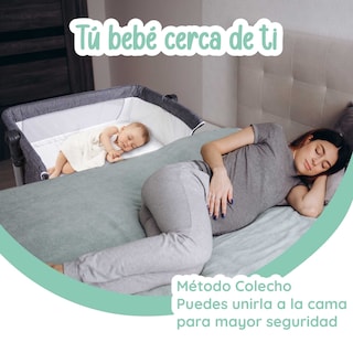 Foto 4 | Cuna para Recién Nacido Yei Gris