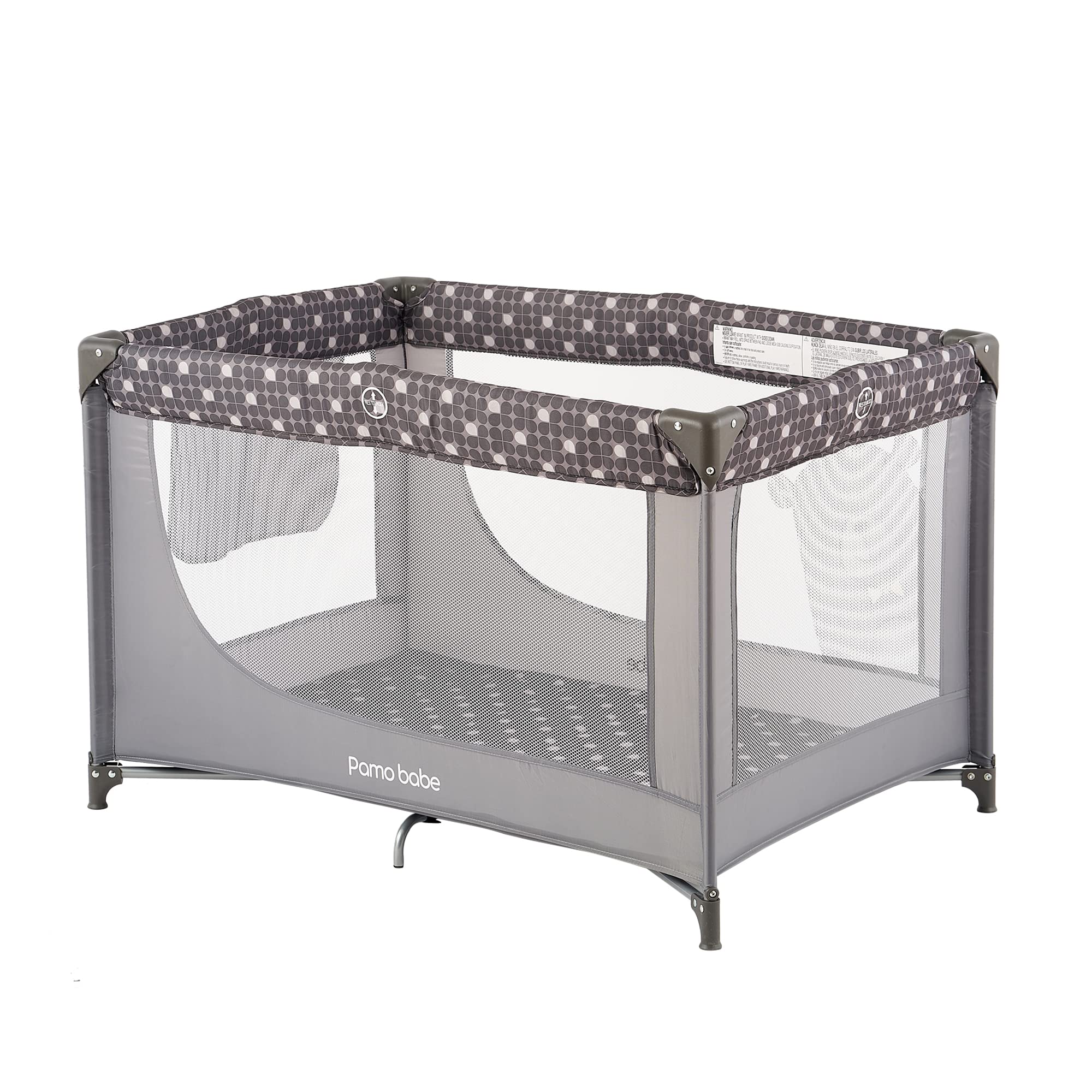 Cuna Portátil Pamo Babe Baby Playpen Con Colchón Y Bolsa De Transporte - Venta Internacional.