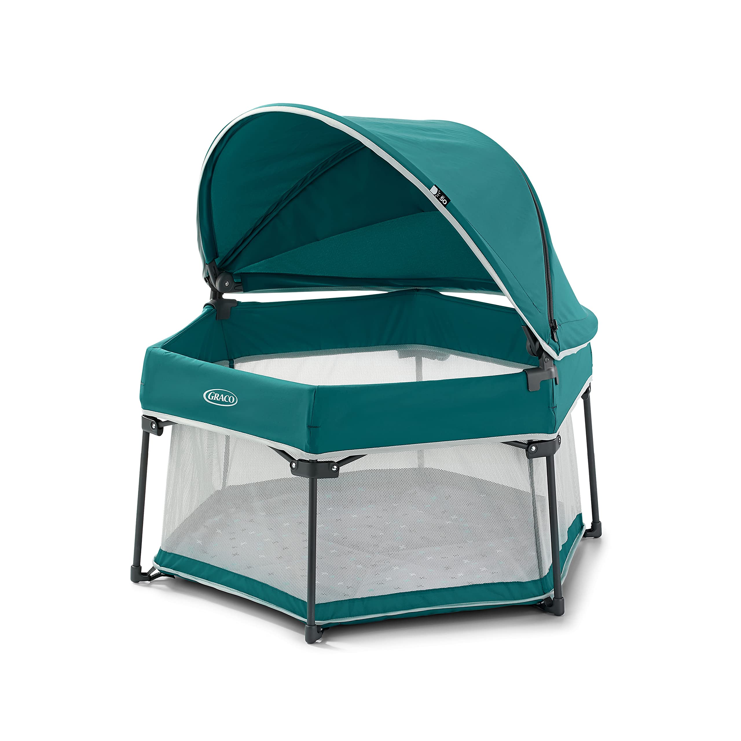 Cuna Portátil Para Bebés Graco Travel Dome Con Toldo Uv - Venta Internacional.