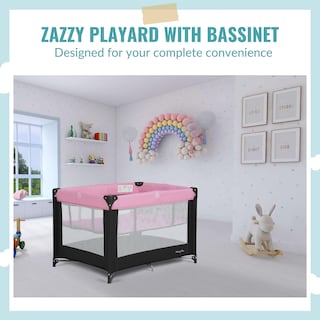 Foto 2 | Playard Portátil Dream On Me Zazzy Con Capazo Rosa Y Colchón - Venta Internacional.