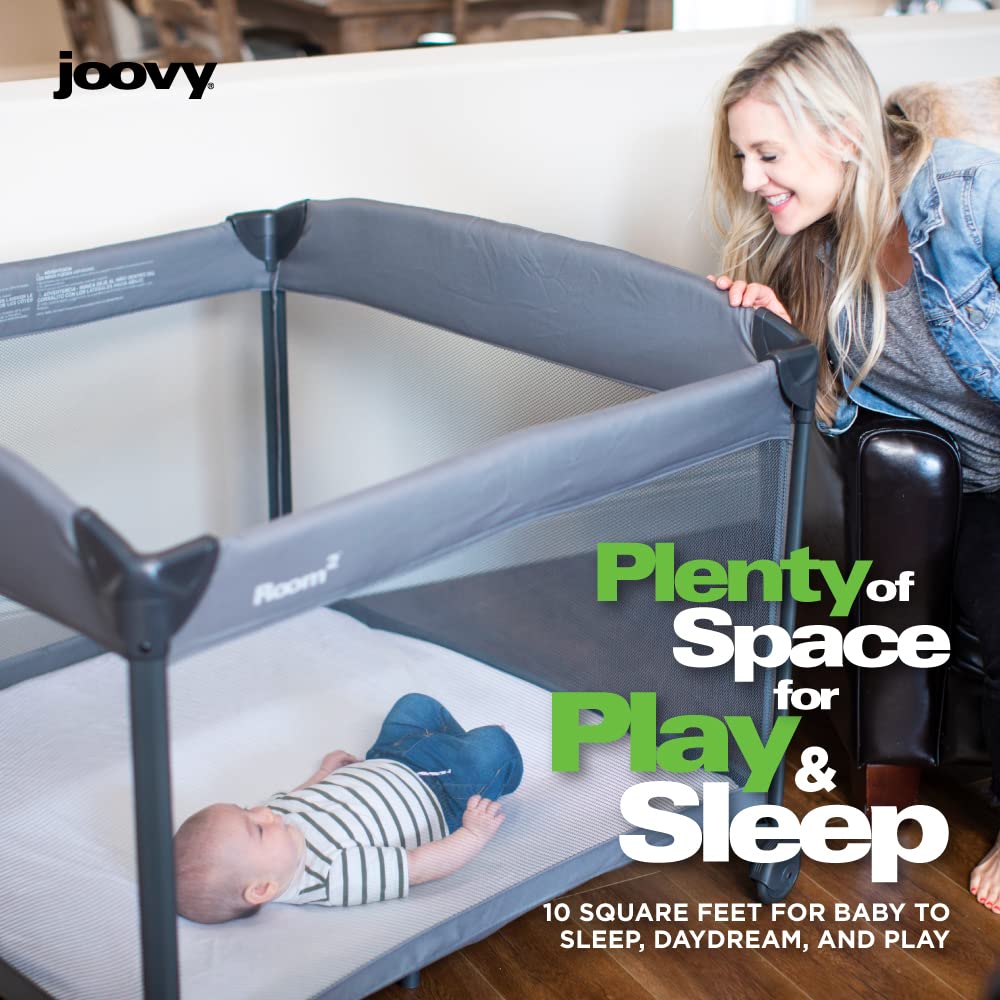 Foto 2 | Parque Infantil Portátil Joovy Room² Para Bebés Y Niños Pequeños, Color Negro - Venta Internacional.