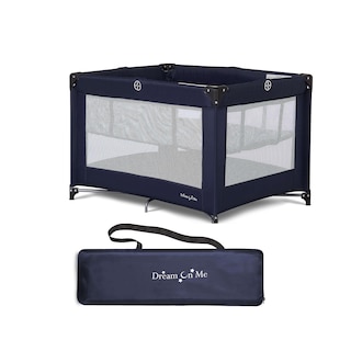 Foto 1 | Playard Portátil Dream On Me Zazzy Con Capazo Azul Marino Y Colchón - Venta Internacional.