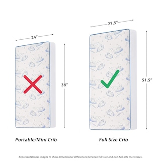 Foto 6 | Cama Transpirable Mattress Dream On Me para Niños - Venta Internacional