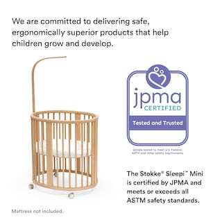 Foto 6 | Colchón Stokke Sleepi Mini Blanco con Malla 3d Transpirable - Venta Internacional