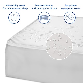 Foto 3 | Colchón Davinci Complete Slumber para Cuna Impermeable - Venta Internacional
