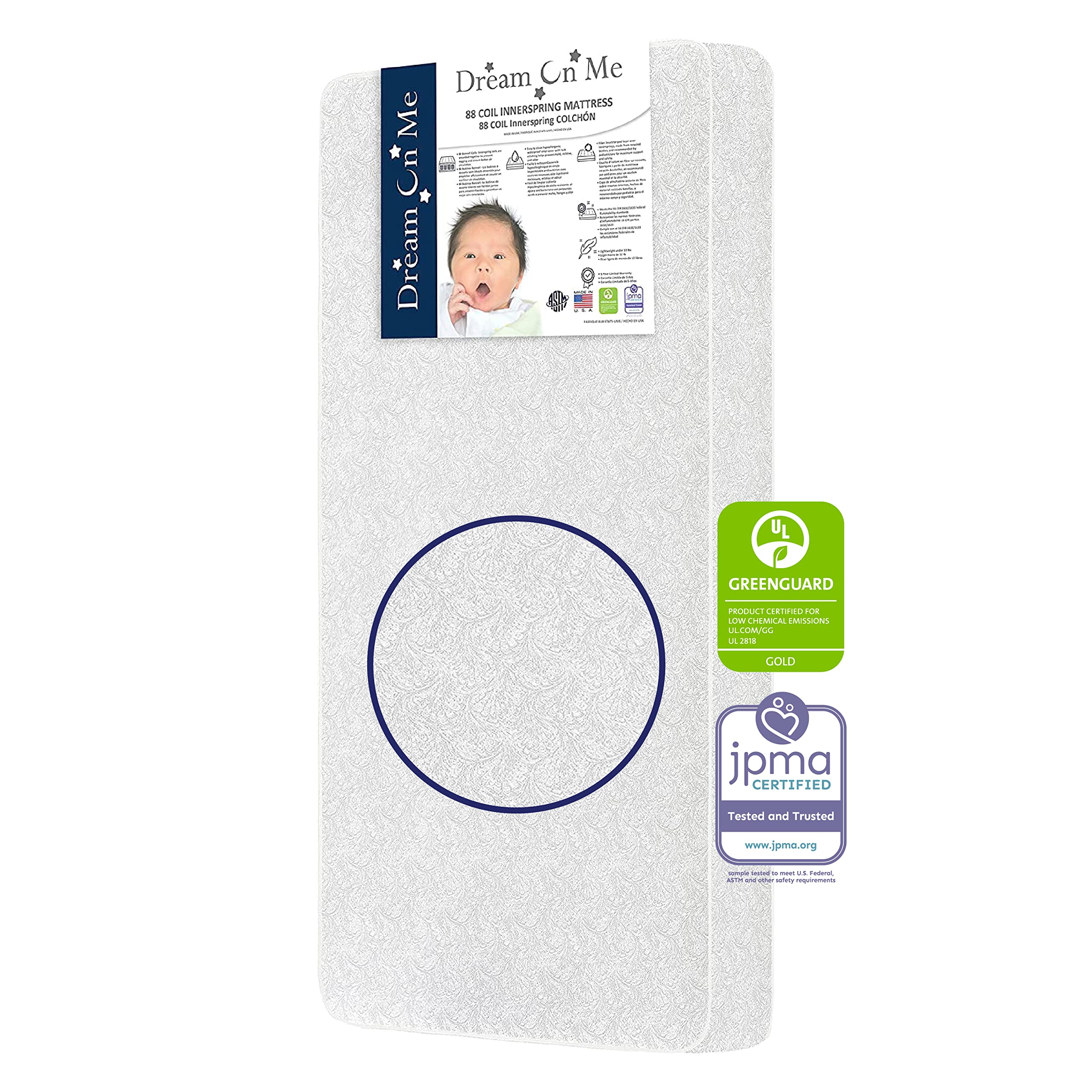 Colchón Dream On Me Twilight para Cuna y Cama Infantil - Venta Internacional $2,356