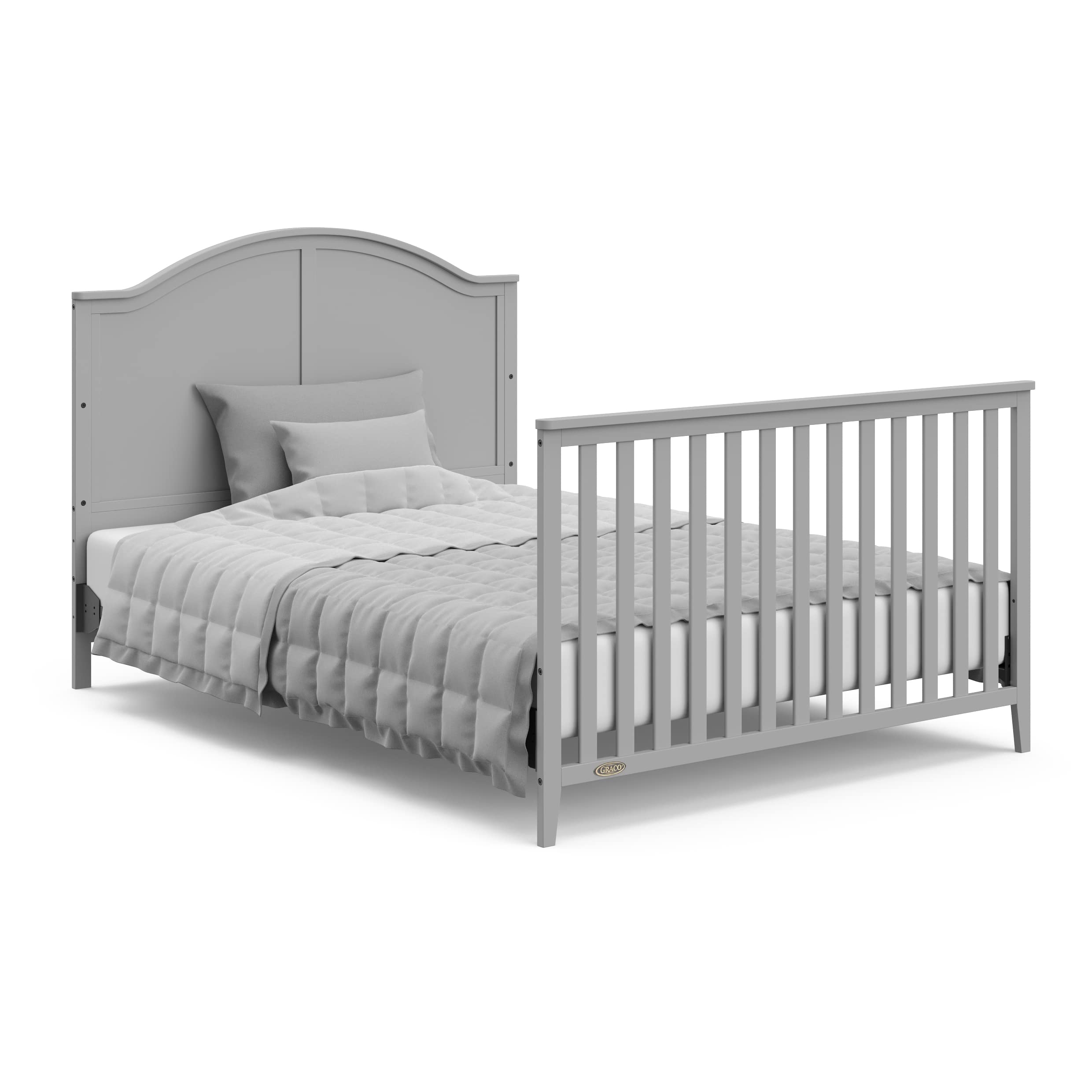 Foto 7 | Paquete Nursery Essentials Para Cuna Y Colchón Wilfred De Graco, Color Gris - Venta Internacional.