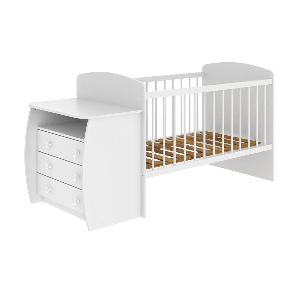 Foto 2 | Cuna Darady Bb10 Blanca Con Comoda