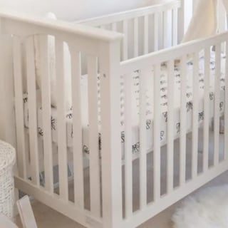 Foto 2 | Cuna Clasica Para Bebe Color Blanco