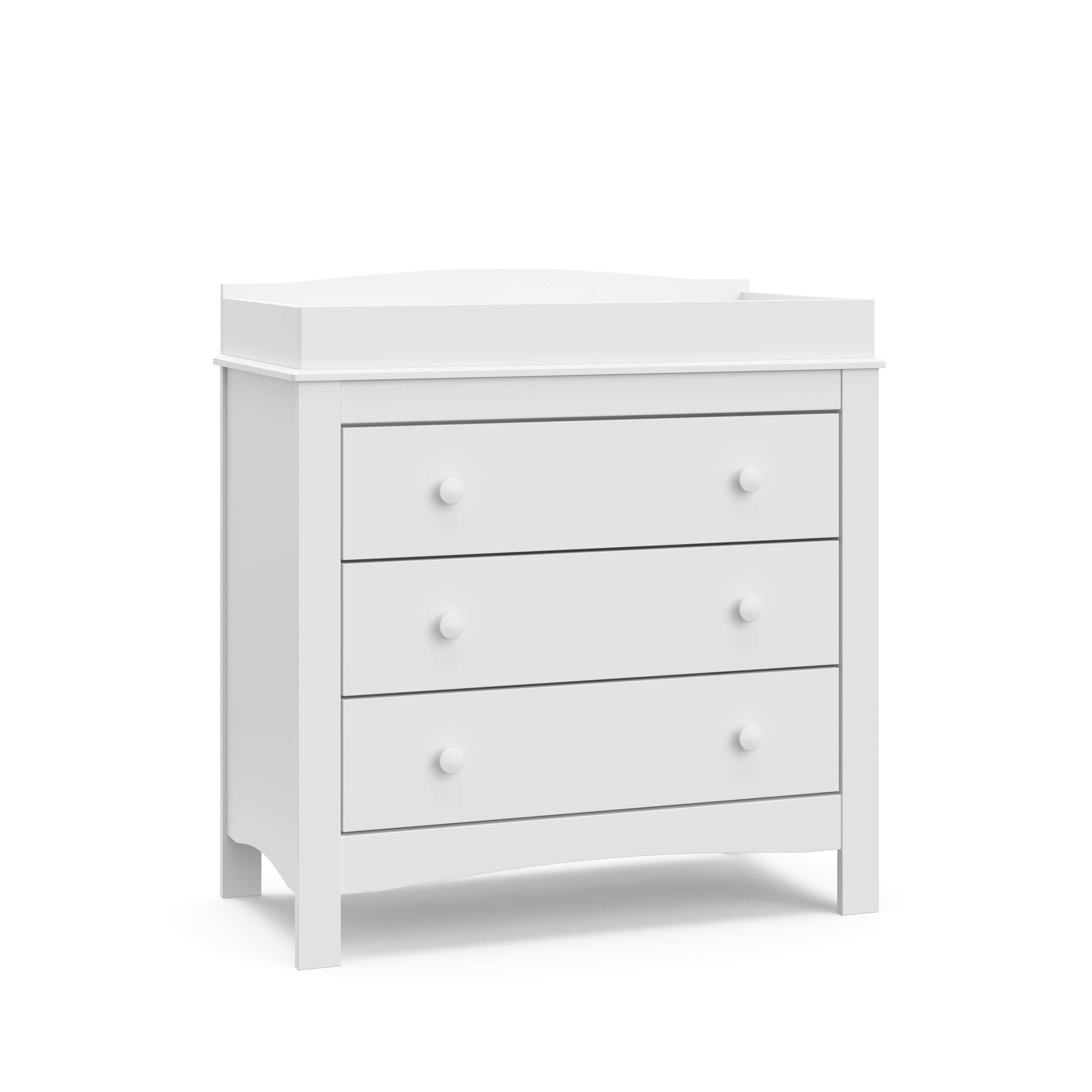 Cómoda Con Cambiador Graco Noah Con 3 Cajones, Color Blanco - Venta Internacional.
