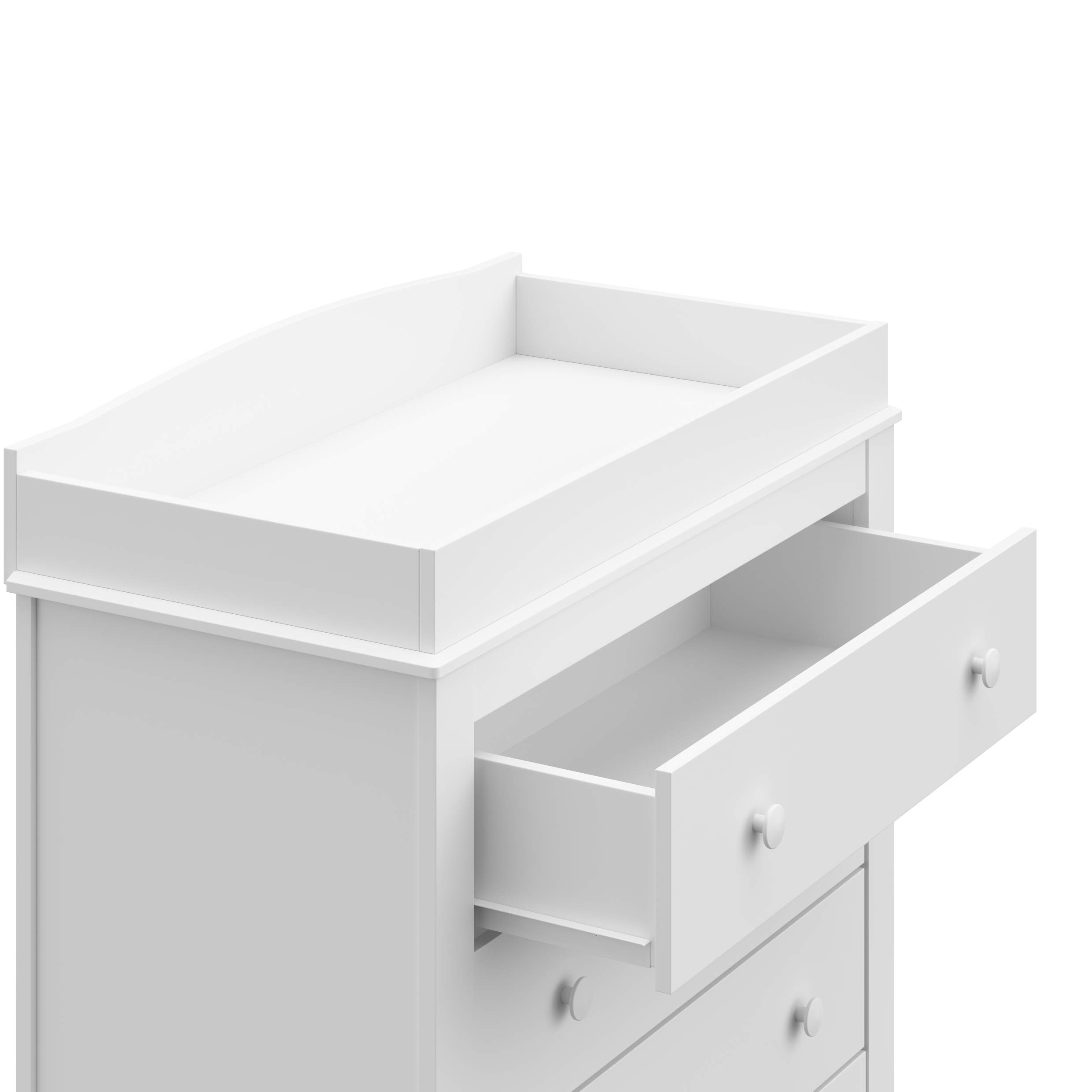 Foto 4 | Cómoda Con Cambiador Graco Noah Con 3 Cajones, Color Blanco - Venta Internacional.