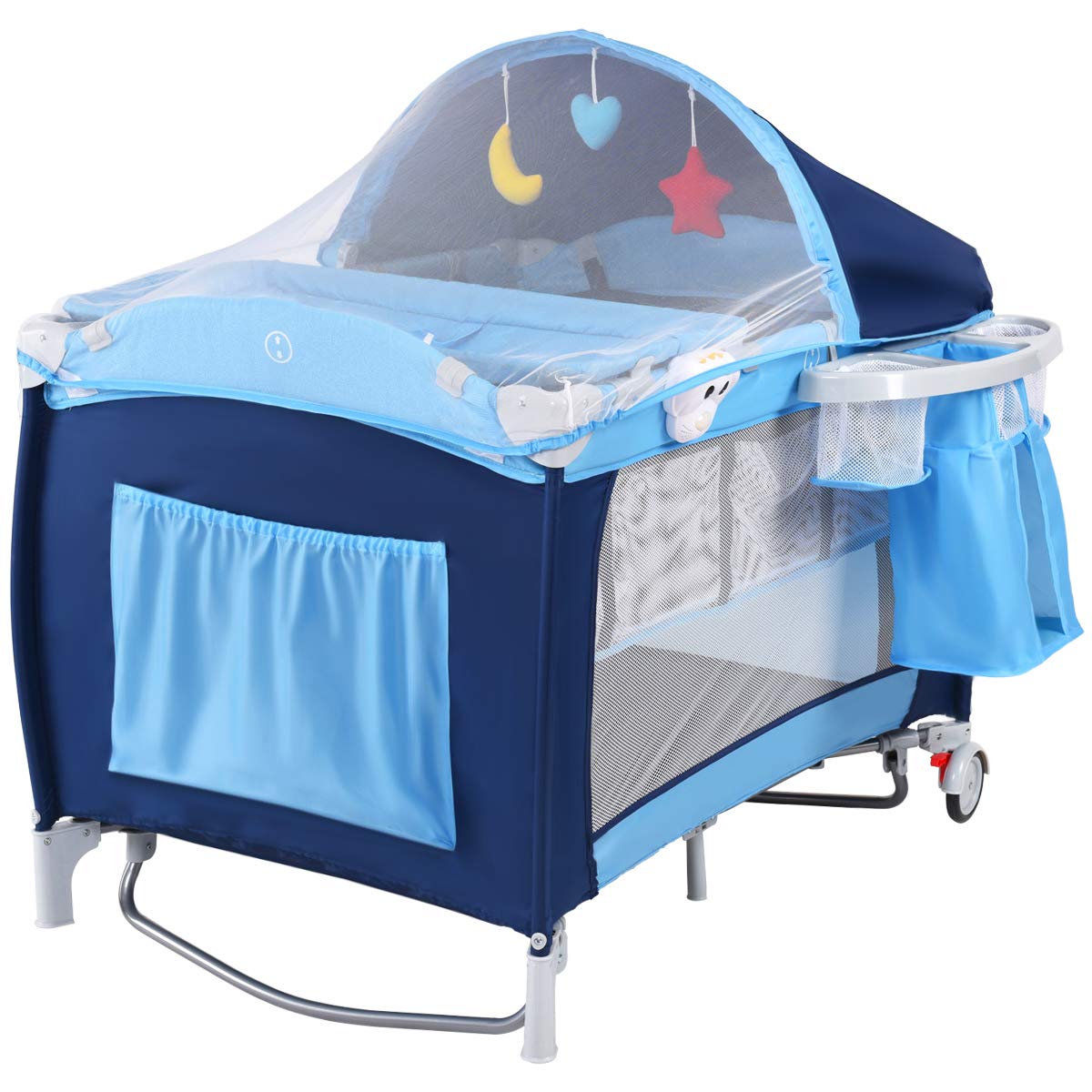 Juego Portátil Para Bebés Costzon 4 En 1 Con Capazo Y Toldo - Venta Internacional. $3,989