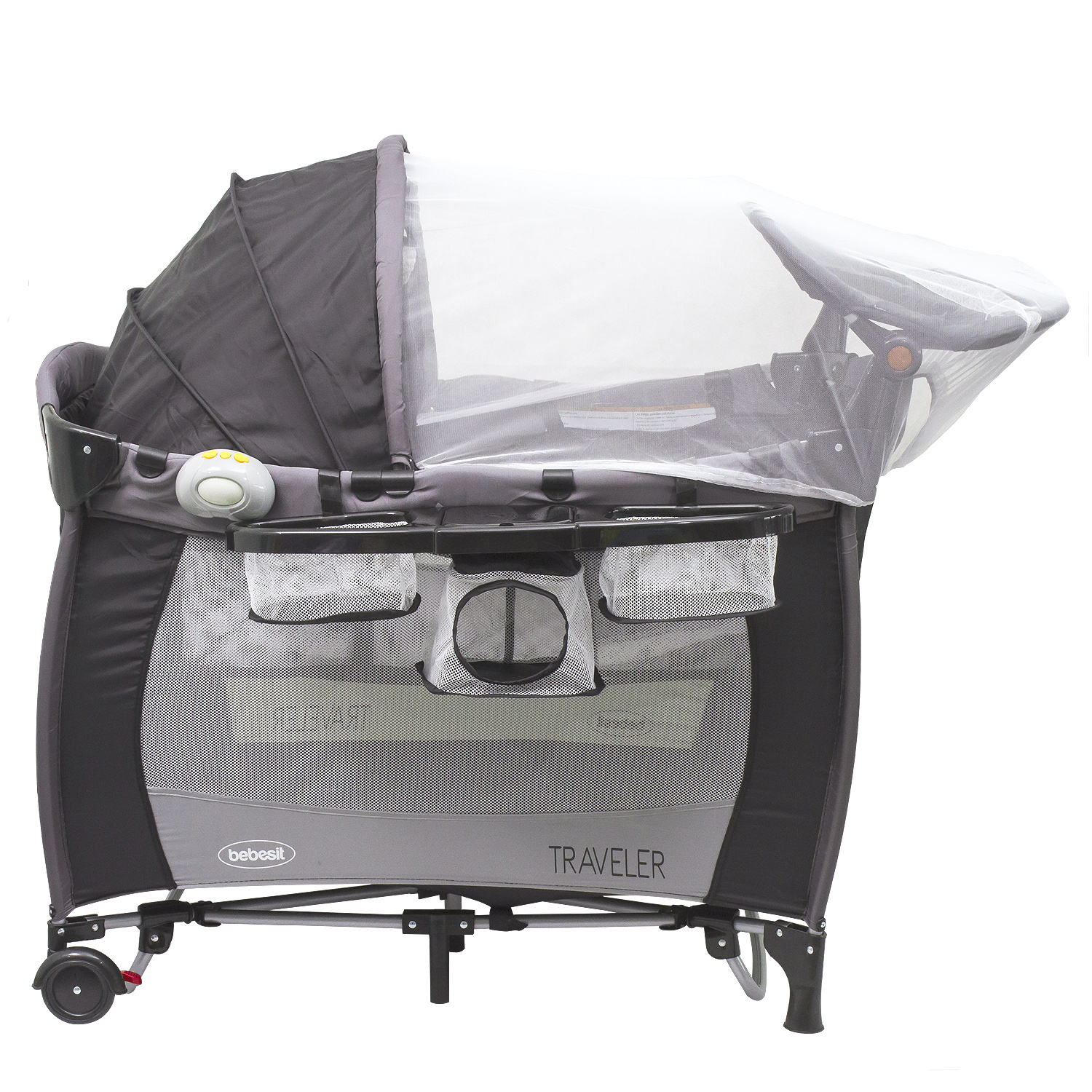 Foto 2 | Cuna Pack & Play Bebesit Traveler Gris