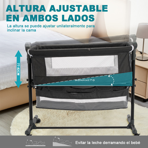 Foto 6 pulgar | Cuna con Ruedas para Bebé
