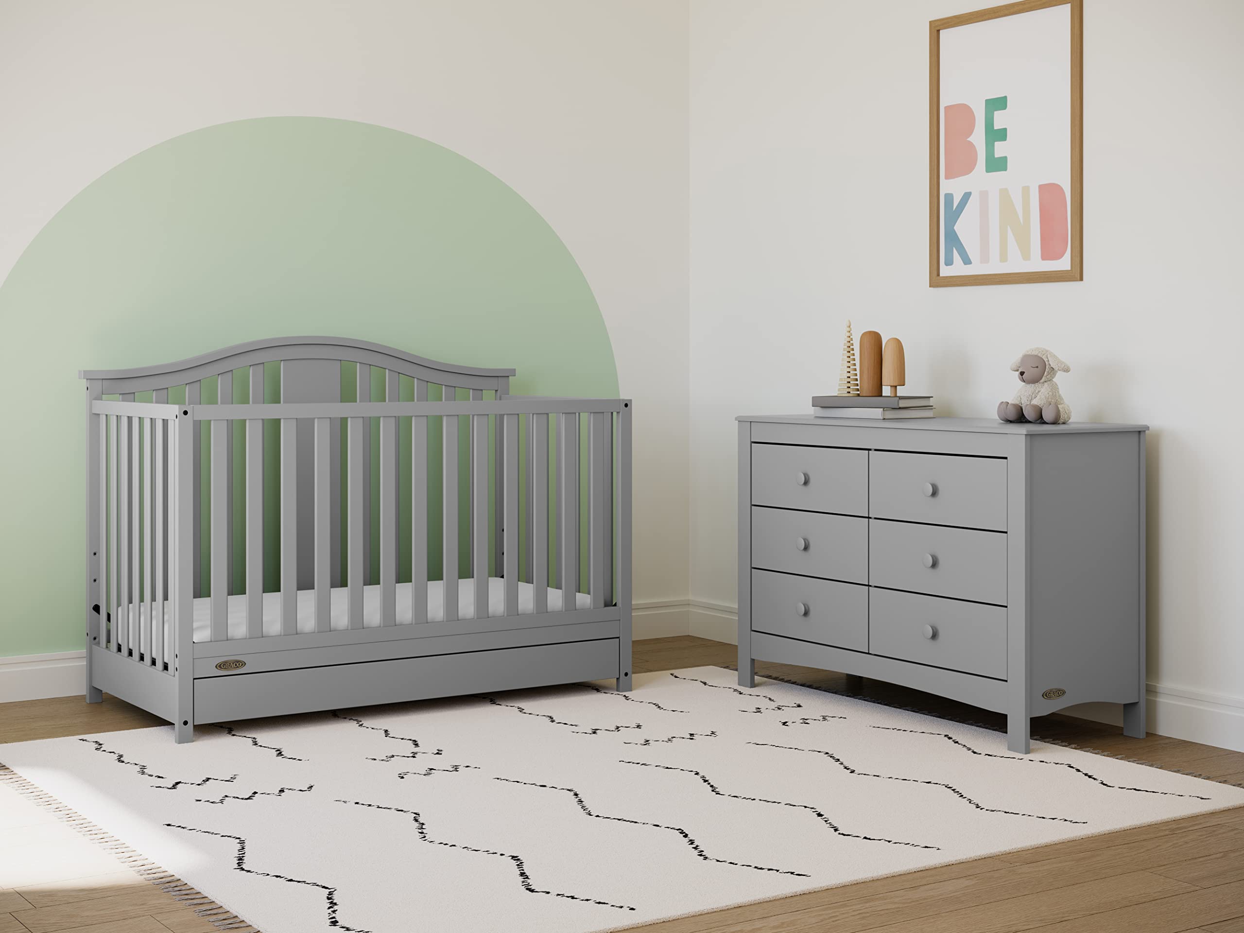 Foto 4 pulgar | Cómoda Graco Noah Con 6 Cajones Dobles Para Dormitorio Infantil, Color Gris - Venta Internacional.
