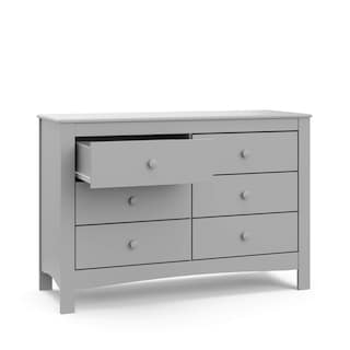 Foto 6 | Cómoda Graco Noah Con 6 Cajones Dobles Para Dormitorio Infantil, Color Gris - Venta Internacional.