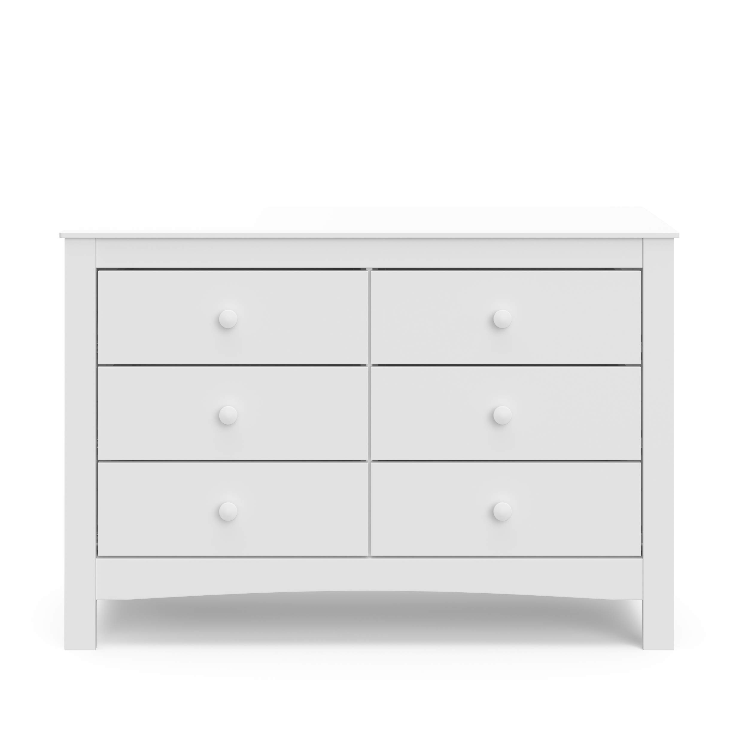 Foto 3 | Cómoda Doble Noah De 6 Cajones De Dresser Graco, Blanca, Para Niños - Venta Internacional.