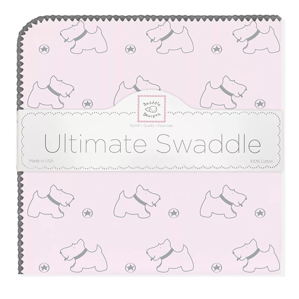 Manta Envolvente Swaddle Designs Rosa para Bebé