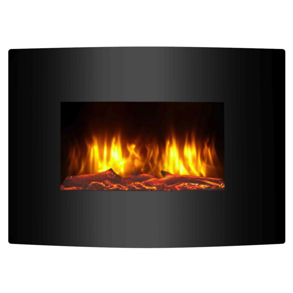 Chimenea Eléctrica con Luz LED Masterfan Calidus color Negro