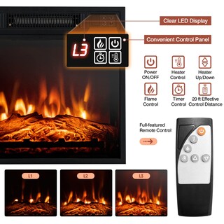 Foto 7 | Soporte De Tv Con Chimenea Costway Electric Para Televisores De Hasta 55 Pulgadas, Color Blanco - Venta Internacional.