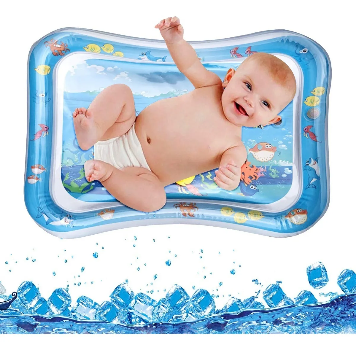 Foto 2 | Cojín de Agua Inflable Malubero Multicolor Soporte para Bebé