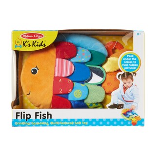 Foto 3 | Peluche Para Bebés Melissa & Doug Flip Fish Sensory Tummy Time - Venta Internacional.