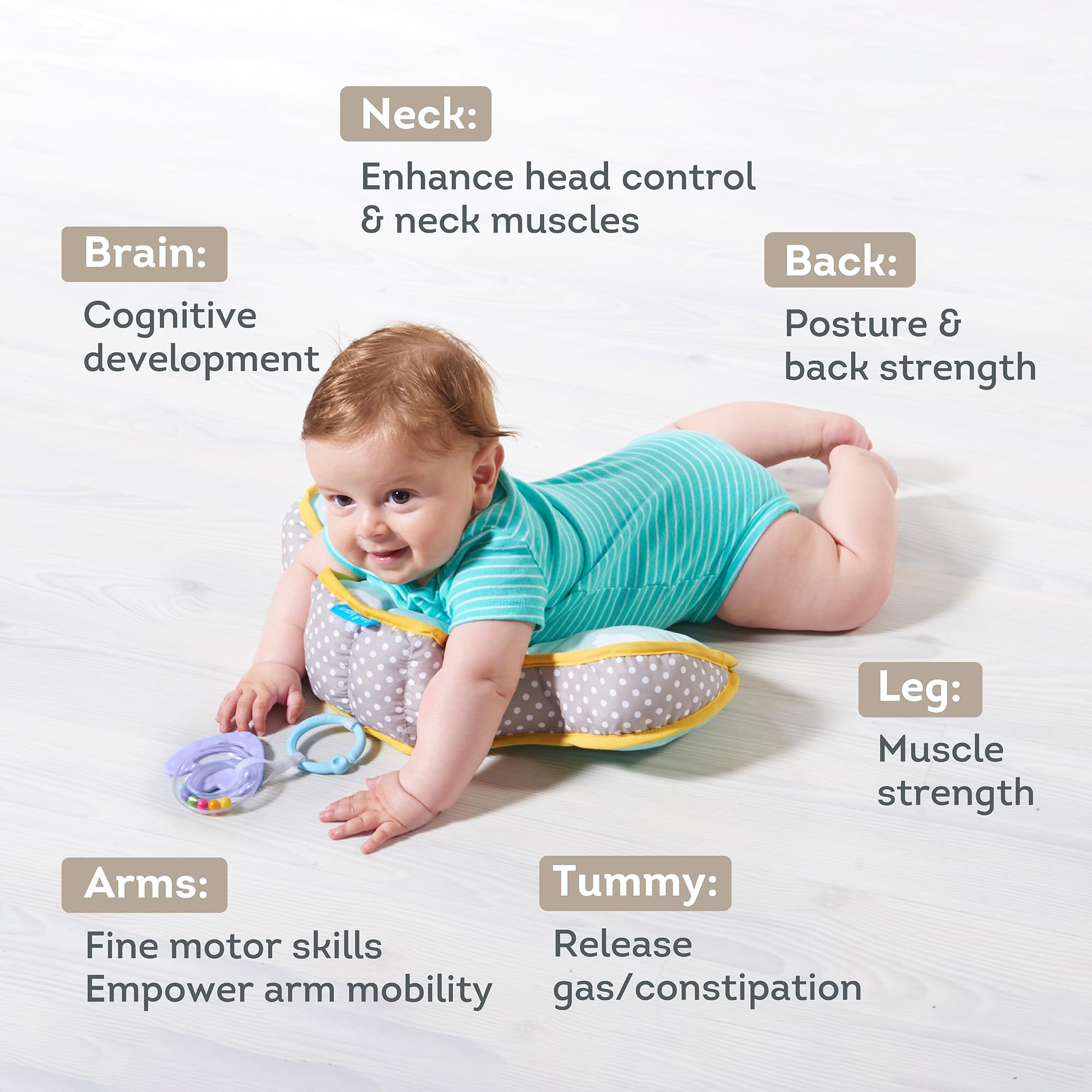 Foto 4 pulgar | Tummy Time Pillow Taf Toys - Venta Internacional