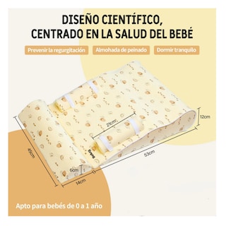 Foto 3 | Colchón Infantil Soporte Para Cuna Belug Amarillo Dibujos