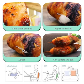Foto 4 | Almohada De Viaje Huoguo Fun Shrimp Sponge Reposacabezas En Forma De U - Venta Internacional.