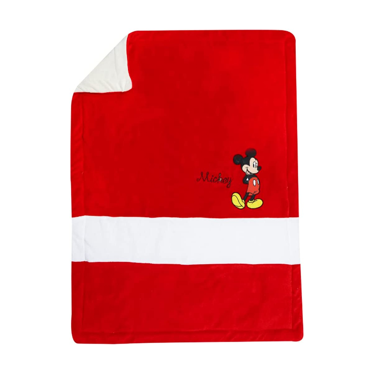 Foto 1 | Cobertor Chiqui Mundo Mickey color Rojo para Cuna