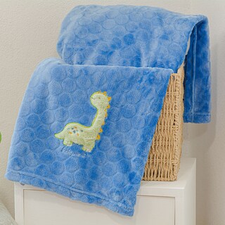 Foto 2 | Cobertor Baby Mink Azul Borrega