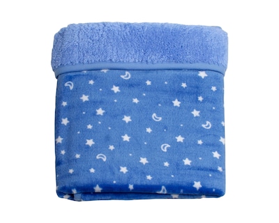 Foto 6 | Cobertor Baby Mink Azul Borrega