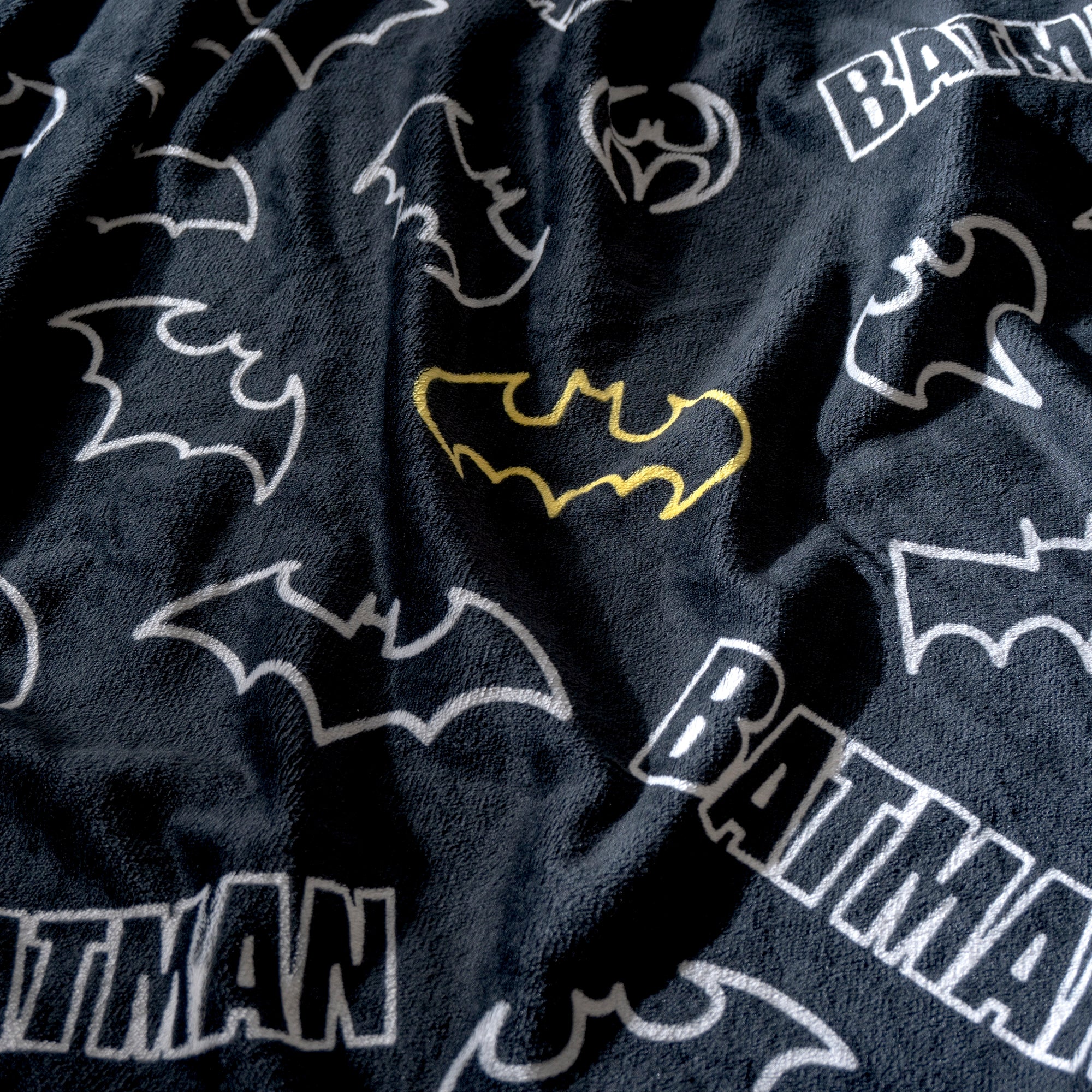 Foto 5 pulgar | Cobertor Ligero Mat/ind Batman Vianney Negro