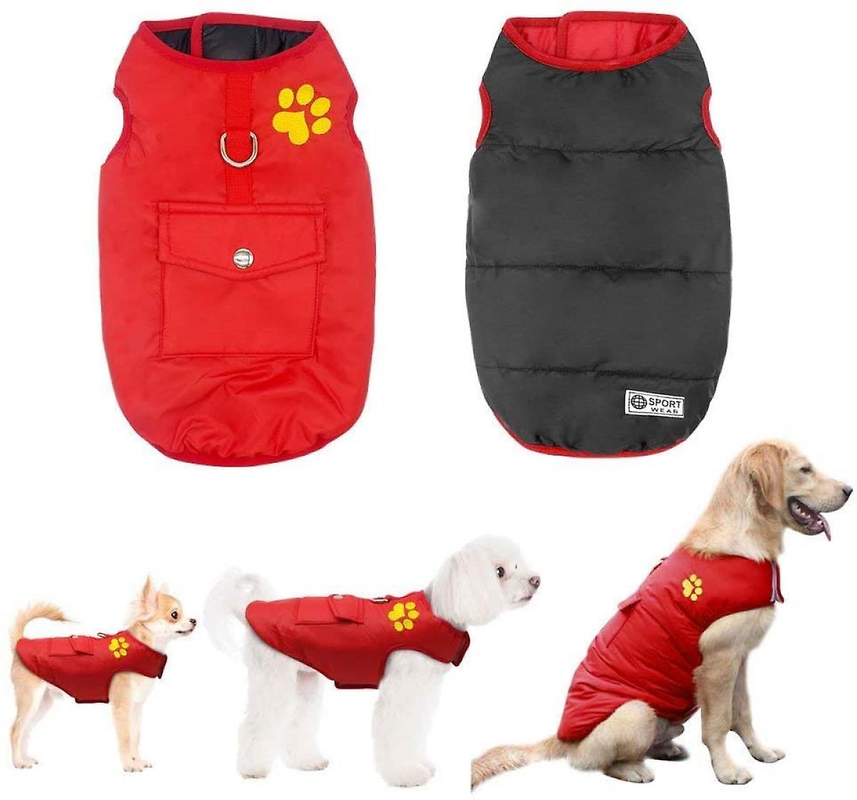 Foto 5 | Chaleco Para Perros, Chaquetas, Impermeables, Reversibles, De Invierno, Huoguo - Venta Internacional.