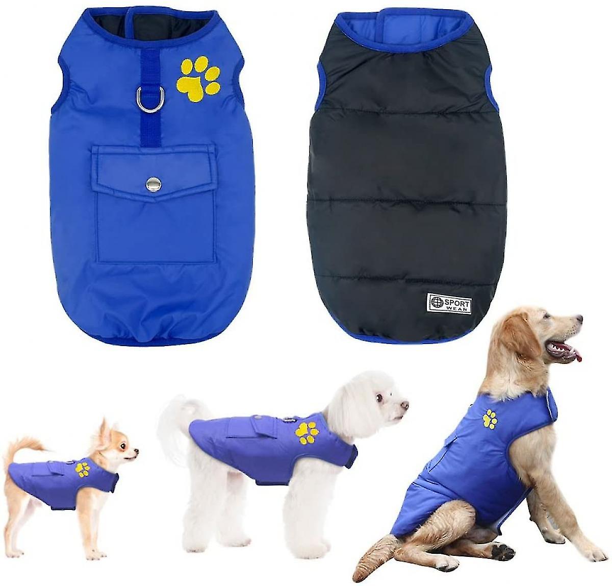 Foto 5 | Chaleco Para Perros, Chaquetas, Impermeables, Reversibles, De Invierno, Huoguo - Venta Internacional.