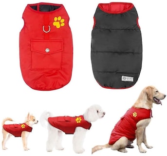 Foto 5 | Chaleco Para Perros, Chaquetas, Impermeables, De Invierno, Reversibles, - Venta Internacional.